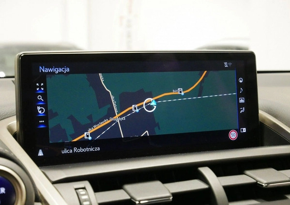Lexus NX cena 139900 przebieg: 60000, rok produkcji 2021 z Szczytno małe 781